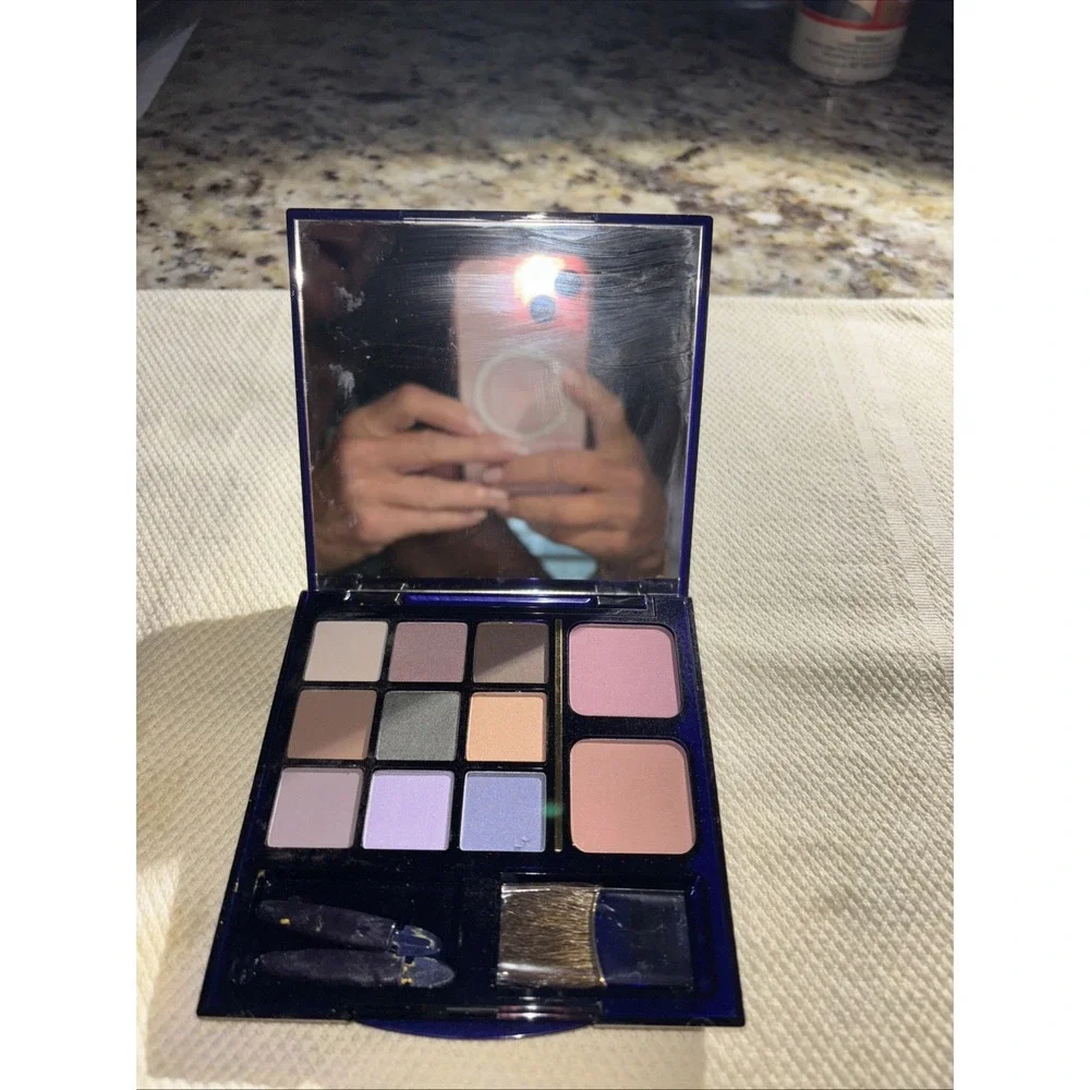 ESTEE LAUDER 2 Blush All Day & 9 Color Intensity Eyeshadows Palette NWOB 3712